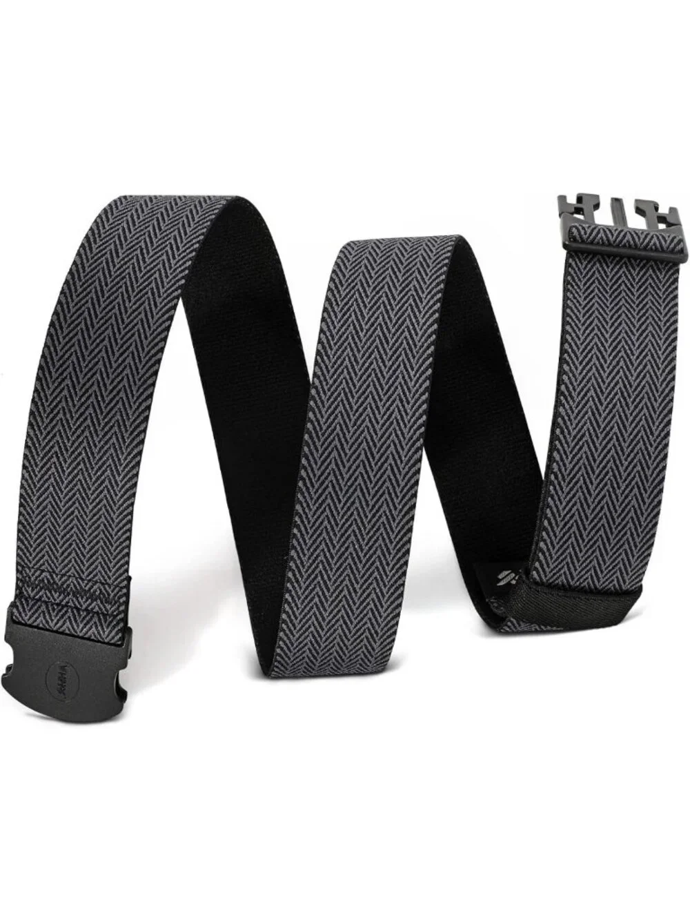 Unisex Elastic Stretch Adventure Web Belt - Adjustable Non-Metal Buckle for